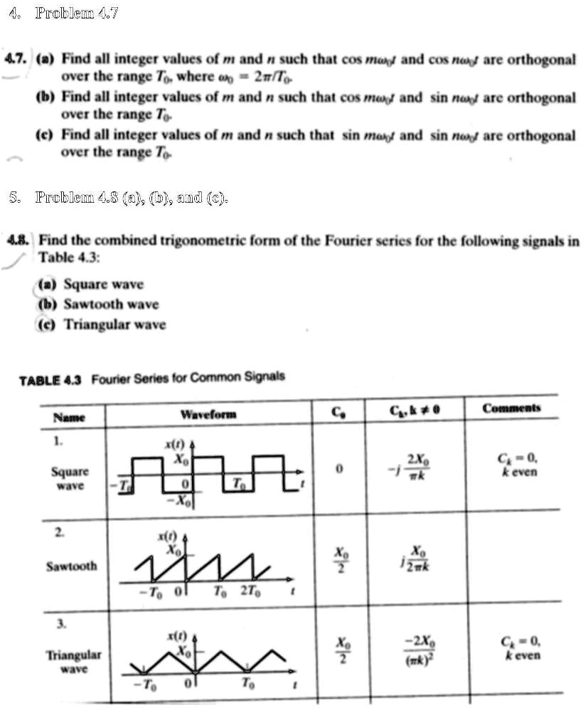 VIDEO solution: Problem 4.7 (a) Find all integer values of m and n such ...