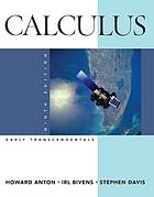 Calculus Early Transcendentals  