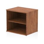 Impulse 600mm Deep Desk High Bookcase Walnut I005799