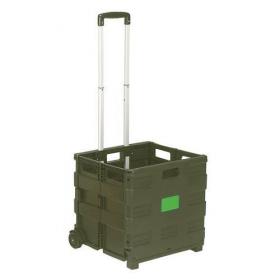 Folding box trolleys - 35kg capacity without lid 390344