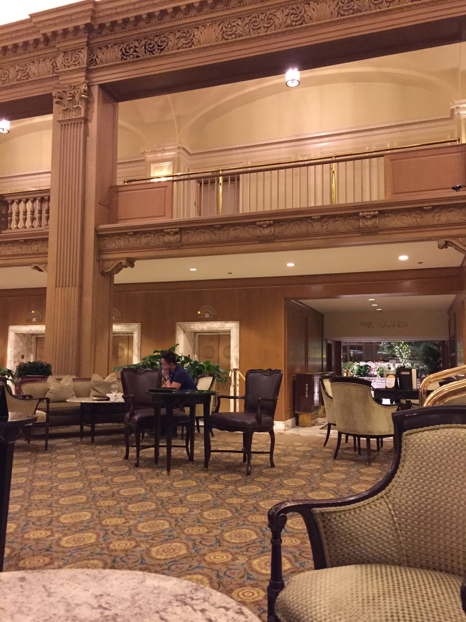 Terraces Bar at the Fairmont Olympic Hotel