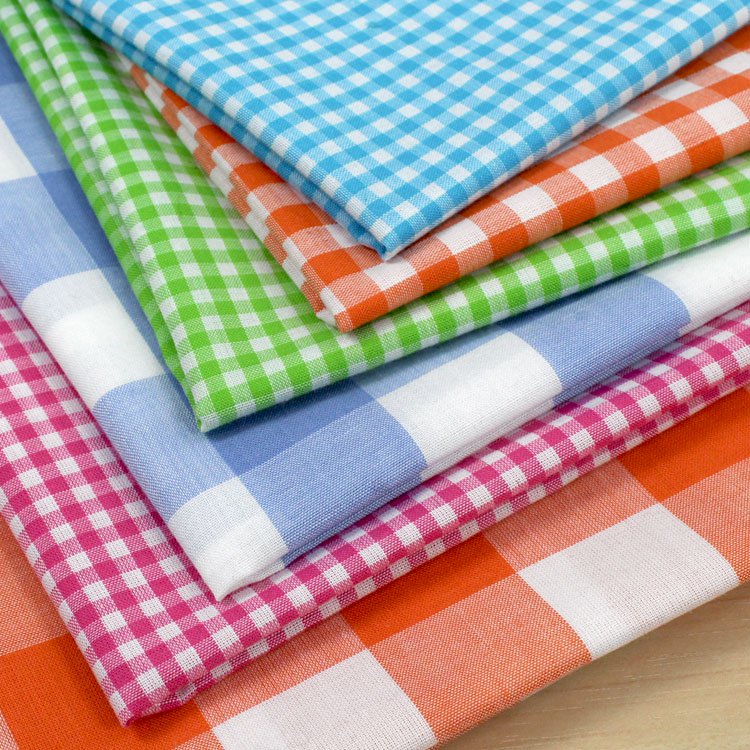 Gingham Drapery Fabric