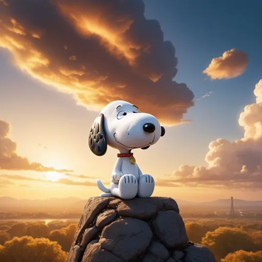 Snoopy saving the world from artificial intelligence...