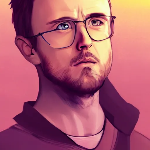 portrait of jesse pinkman as an energy engineer, anime | Stable Diffusion