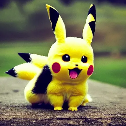 real life pikachu pokemon, cute!!!, heroic!!!, | Stable Diffusion