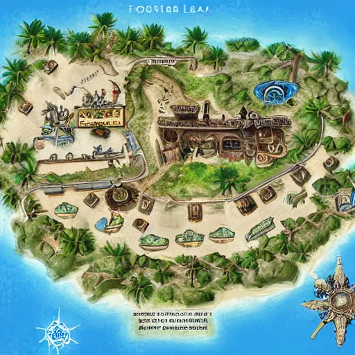 detailed treasure island map | Stable Diffusion | OpenArt