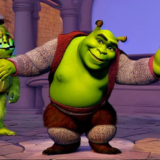 Prompt: Shrek as USA president