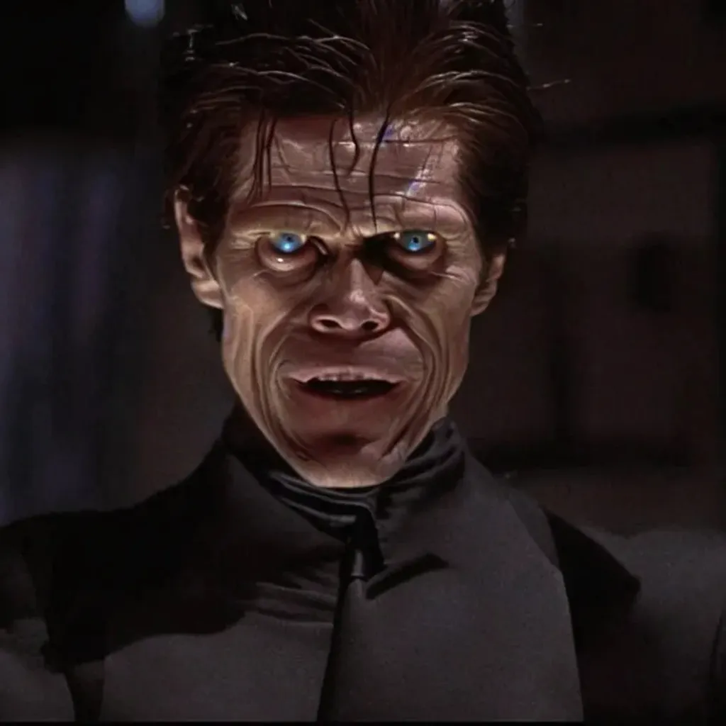 Movie screenshot of Willem Dafoe as Neo from The Mat... | OpenArt