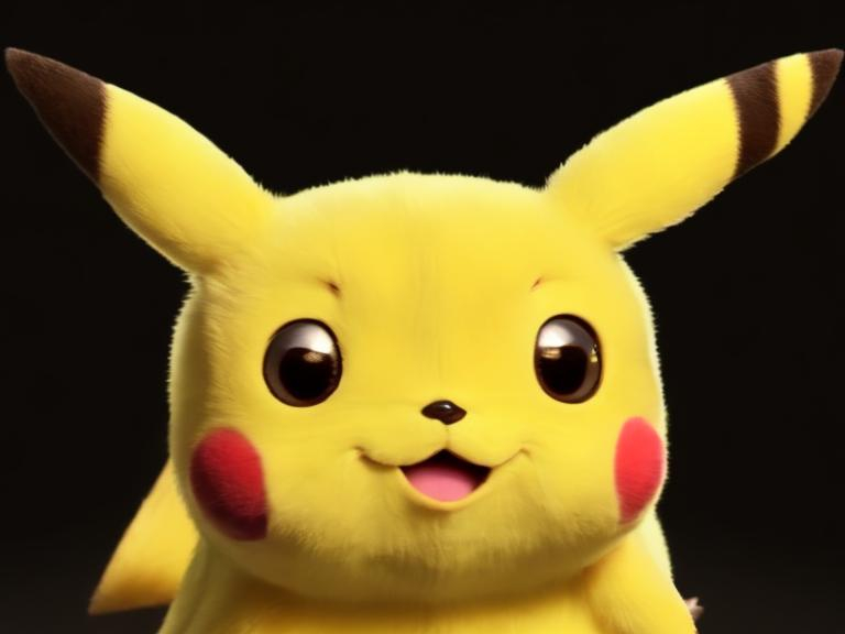 Pikachu face | OpenArt