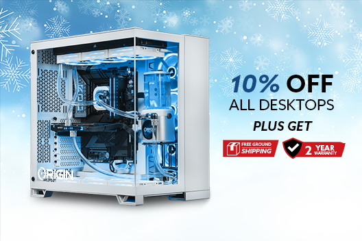 10% Off Select Custom Desktops & Free 2 Year Warranty *Discount Applied at Checkout