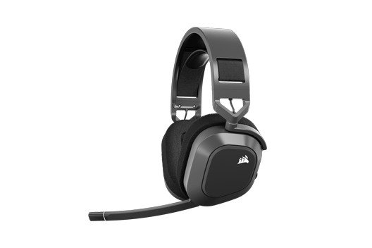 Corsair HS80 MAX WIRELESS Gaming Headset, Steel Gray