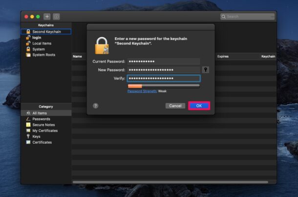 How to Change Keychain Password on Mac