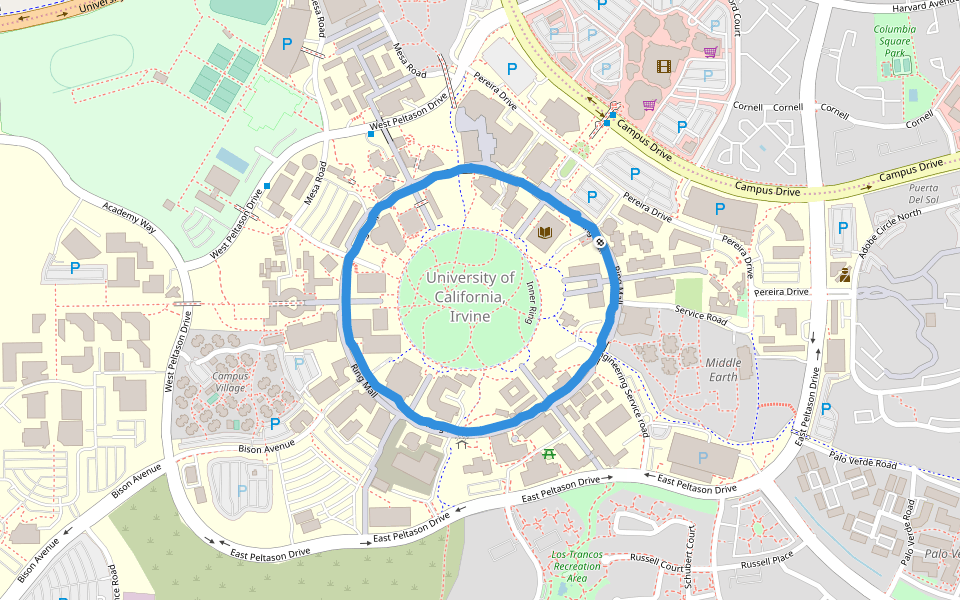 Uc Irvine Campus Map