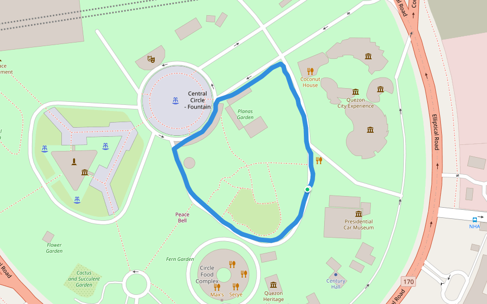 Quezon City Circle Map