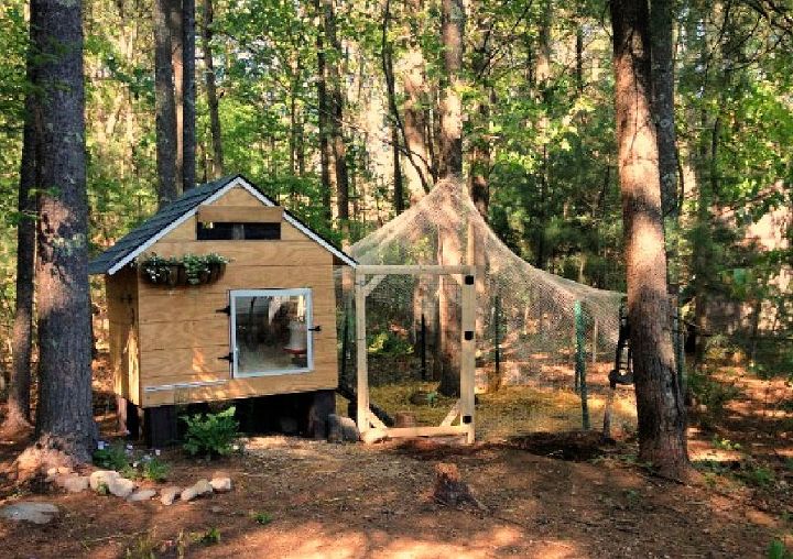 Recycled Pallet Chicken Coop