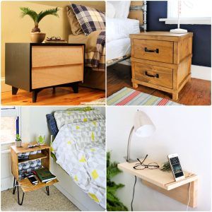 25 Free DIY Nightstand Plans - Easy Nightstand Ideas