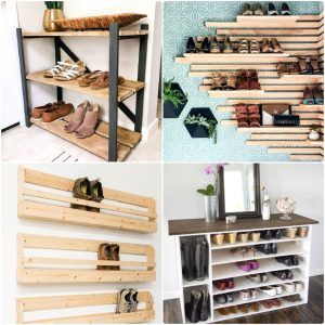 26 Homemade DIY Shoe Rack Ideas - DIY Shoe Storage