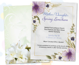 Floral Border Papers