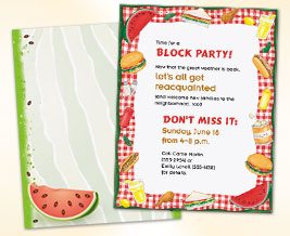 Summer BBQ Border Papers