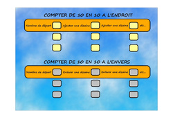 Calcul mental - Fiches - Exercices - Mathématiques : 4eme Primaire - PDF à imprimer