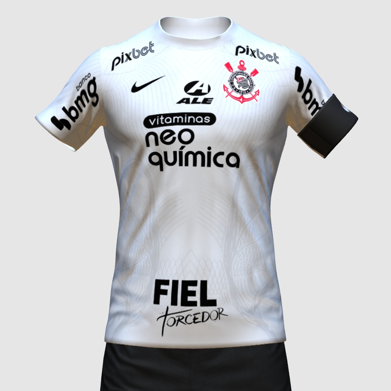 KIT CORINTHIANS 23/24 - PES Master Kit Creator Showcase image.