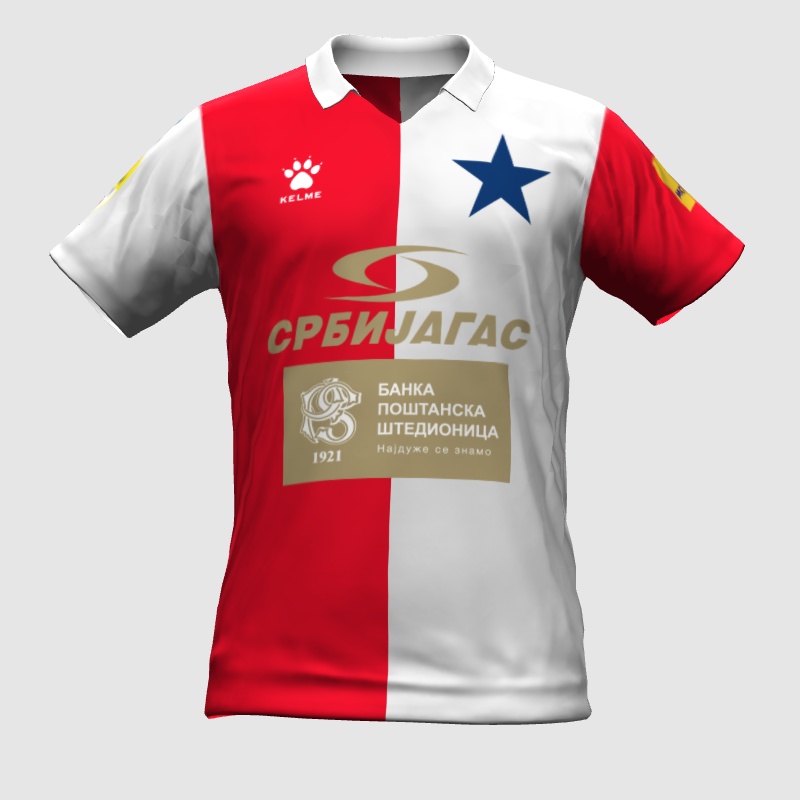 Vojvodina official home kit 2023/24 - PES Master Kit Creator Showcase