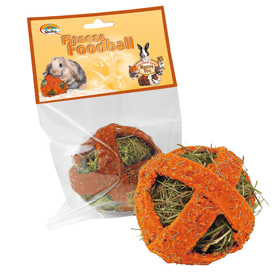 Quiko Snack & Play Small Animal Fitness Foodball Carrot