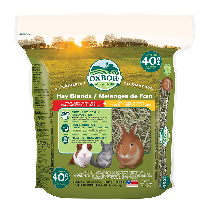 Oxbow Hay Blends Small Animal Food Western Timothy & Orchard Grass