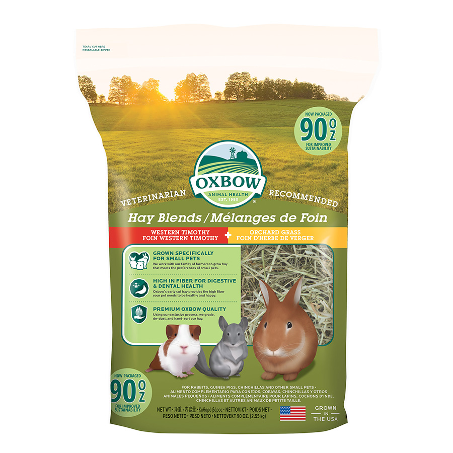 Oxbow Hay Blends Western Timothy & Orchard Grass Small Animal Food