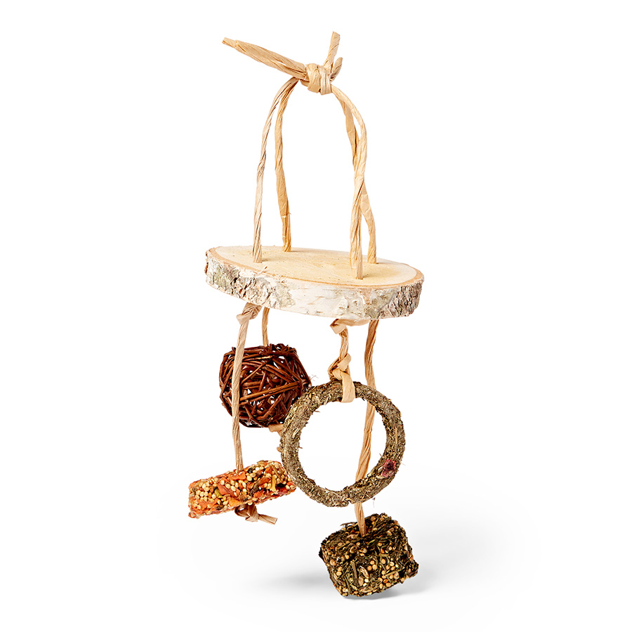 Woodlands Small Animal Snack Mobile Hanging Toy with Treats