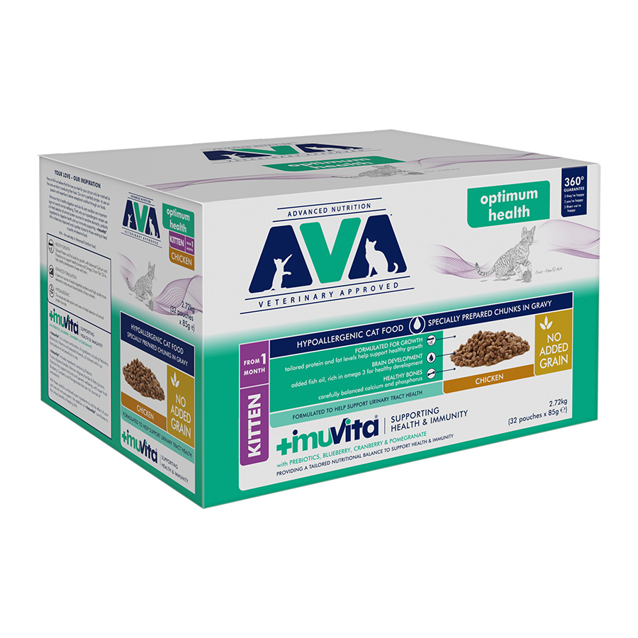 AVA Optimum Health Wet Kitten Cat Food Chicken