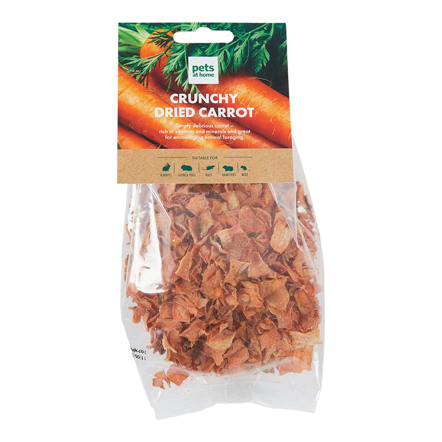 Pets at Home Small Pets Crunchy Dried Carrot Treats