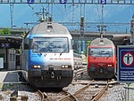 interlaken, eastern railway station, exit