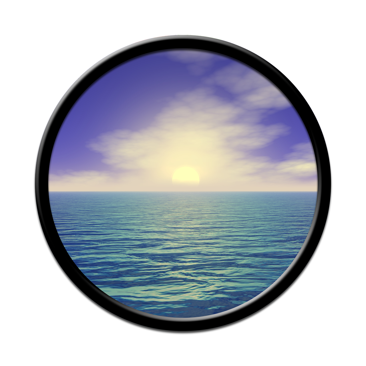 Download Icon Sea Sun Royalty-Free Stock Illustration Image - Pixabay