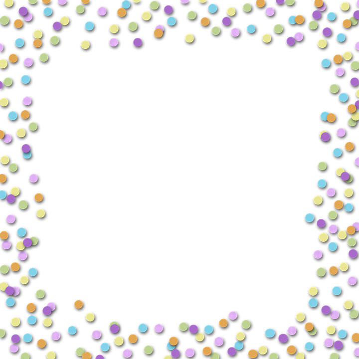 Download Confetti Confetti Frame Confetti Border Royalty-Free Stock ...