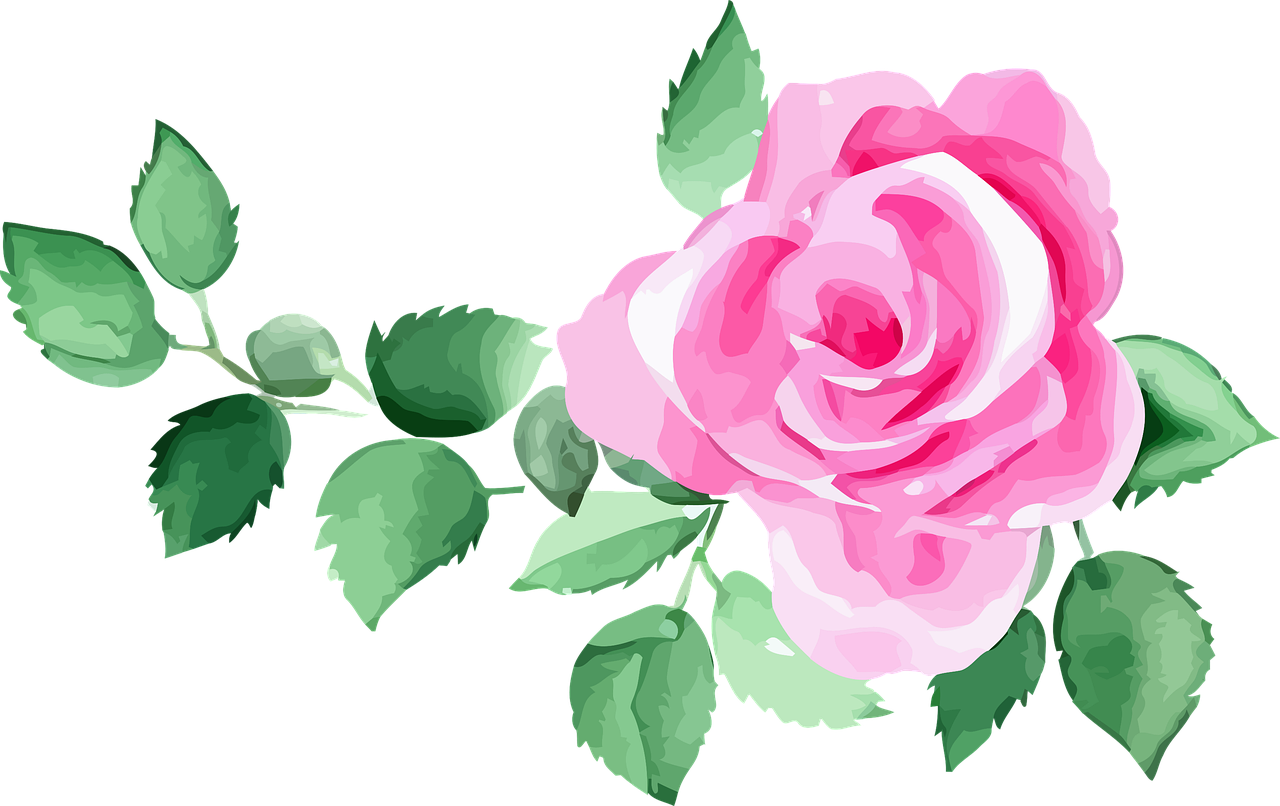 Light Pink Rose Clip Art