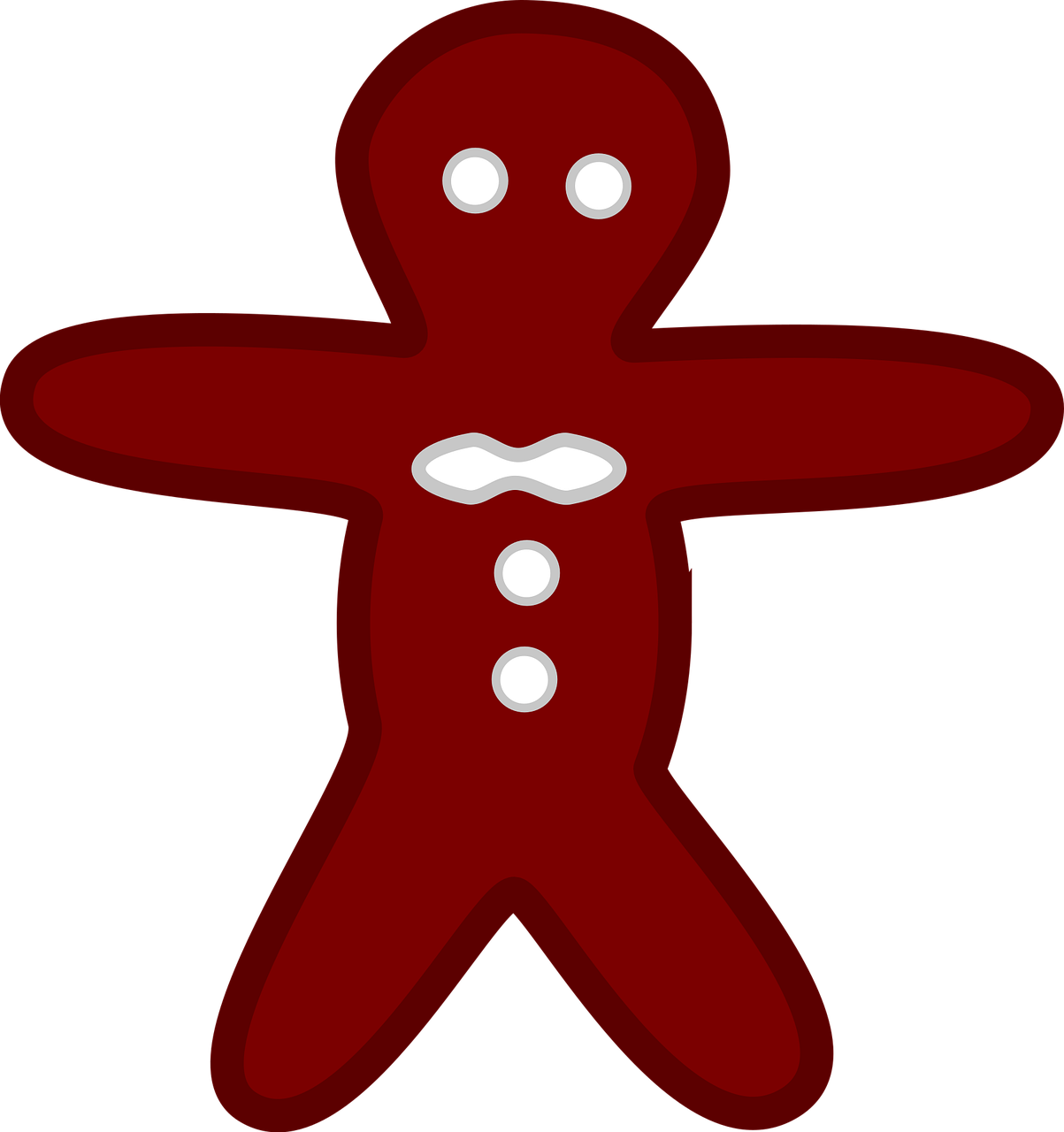 Download Gingerbread, Man, Cookie. Royalty-Free Vector Graphic - Pixabay