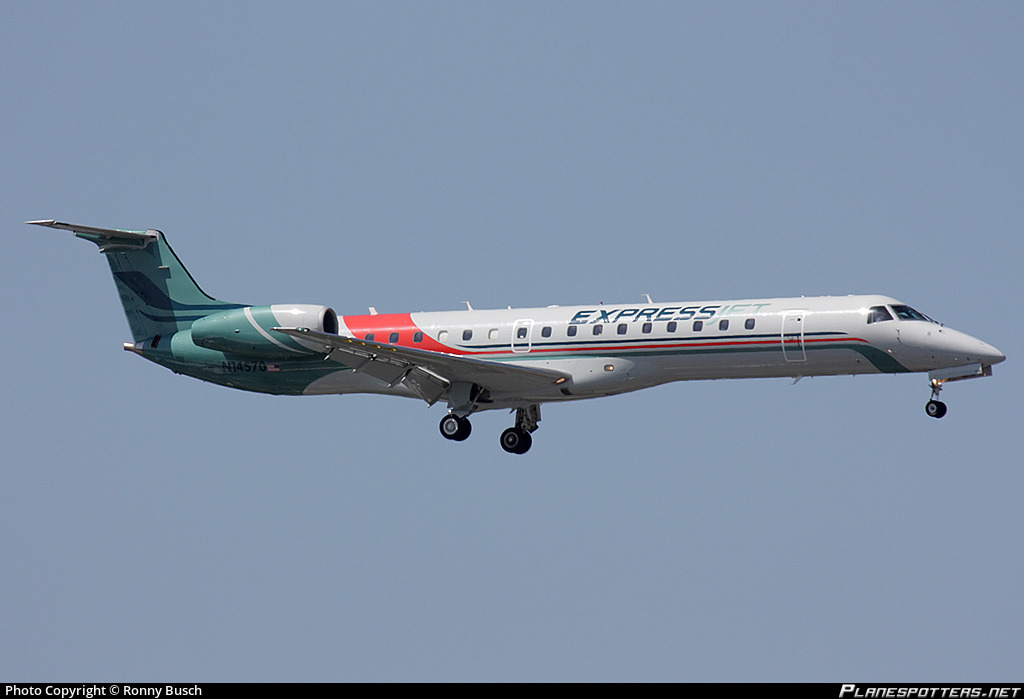 N14570 ExpressJet Airlines Embraer ERJ-145LR Photo by Ronny Busch | ID ...