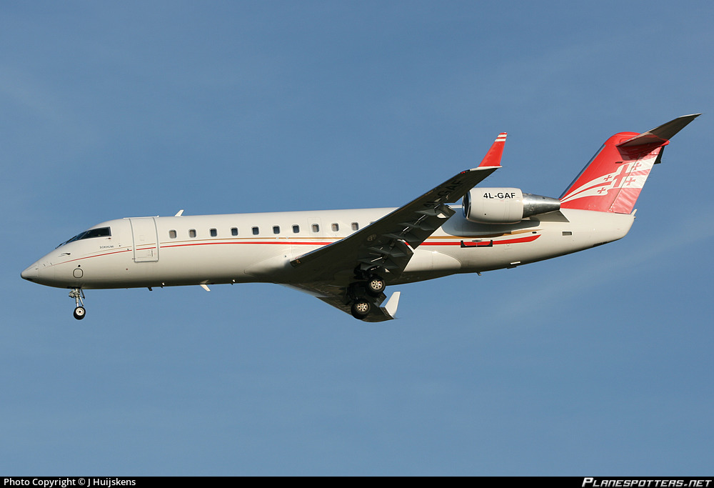 4L-GAF Government of Georgia Bombardier Challenger 850 (CL-600-2B19 ...