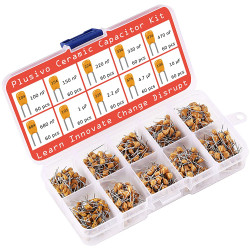 Plusivo Ceramic Capacitor Assortment Kit (600 pcs)