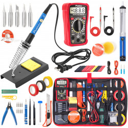 Plusivo Soldering Iron Kit with Digital Multimeter (220-230 V, Plug Type A)