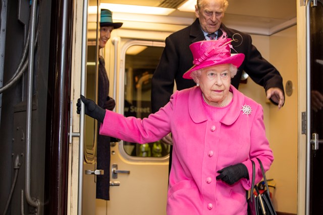 Her Majesty The Queen at Birmingham New Street