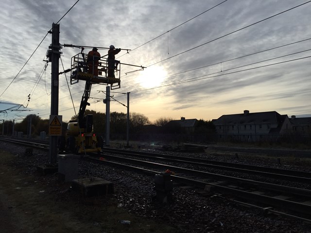 24 Nov wiring works at HolytownJct