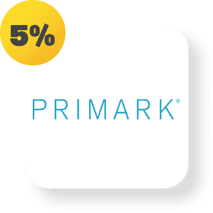 Earn 5% cashback at Primark