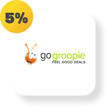 Earn 3% cashback at GoGroopie