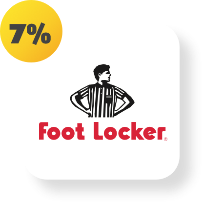 Earn 7% cashback at Foot Locker