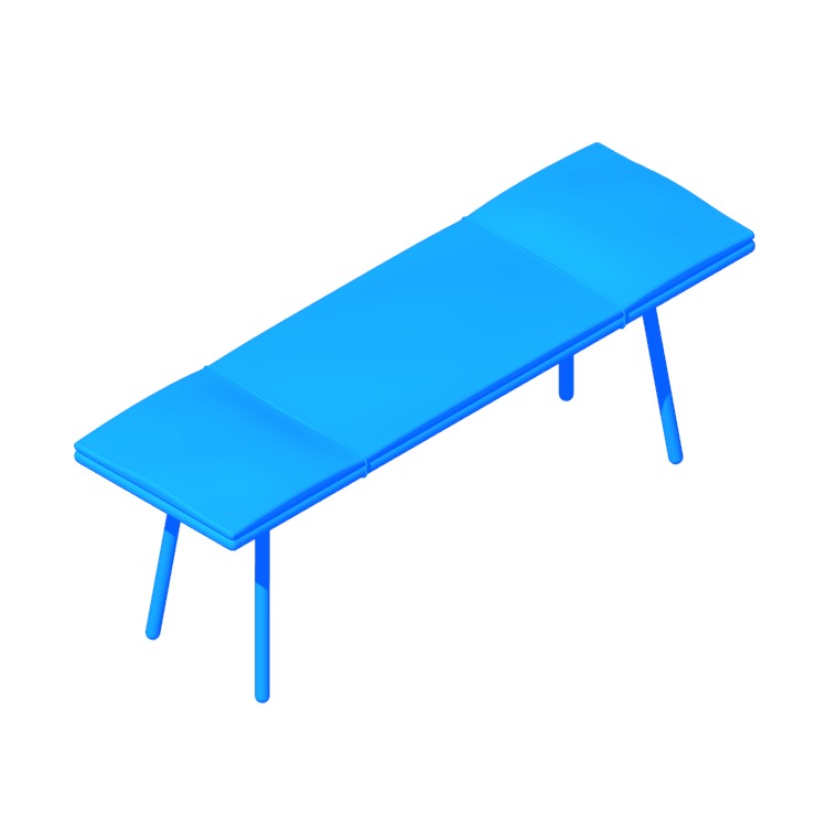 View of the Georg Bench in 3D available for download