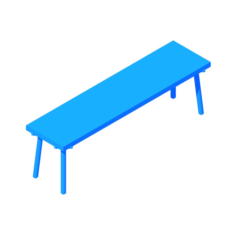 View of the Branch Bench in 3D available for download