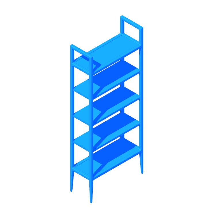 View of the Kent Bookcase in 3D available for download