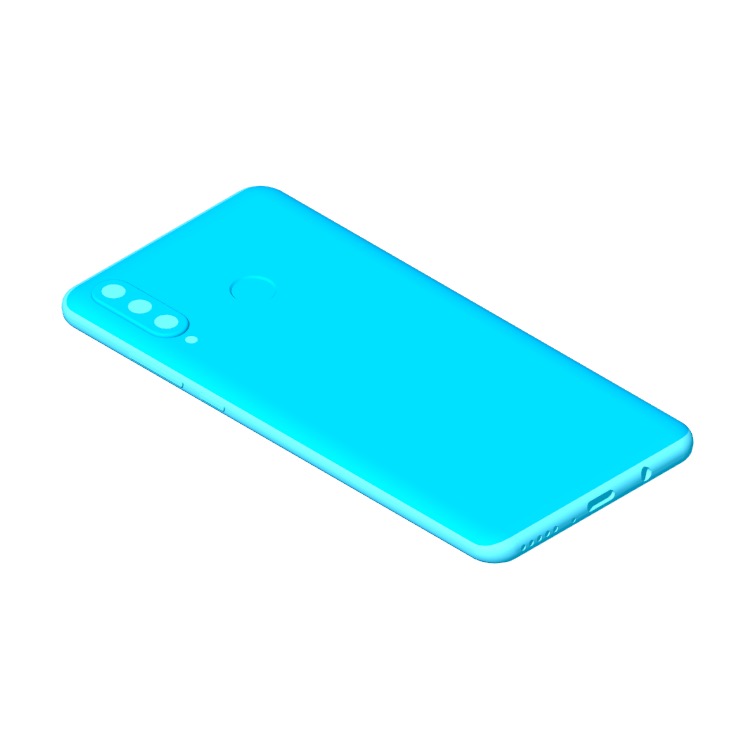 View of the Huawei P30 Lite in 3D available for download